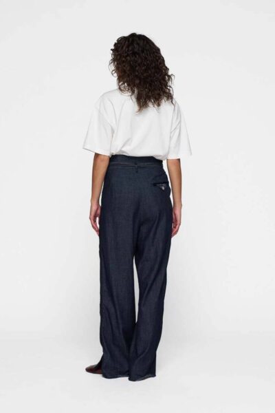 Belted wide leg pants yale blue 10 DAYS