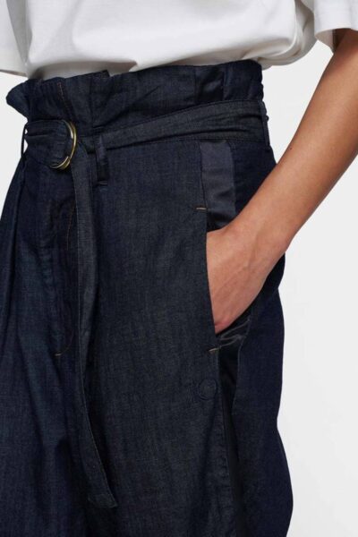 Belted wide leg pants yale blue 10 DAYS