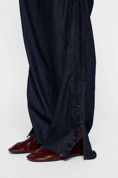 Belted wide leg pants yale blue 10 DAYS