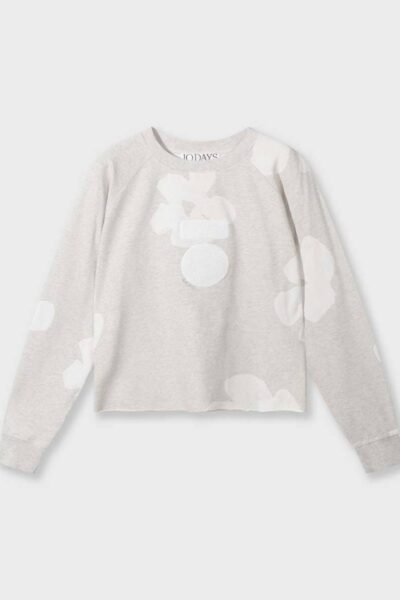 Icon sweater flower soft white melee 10 DAYS