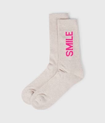 Socks smile soft white melee 10 DAYS