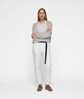 Belted pants neoprene white melee 10 DAYS