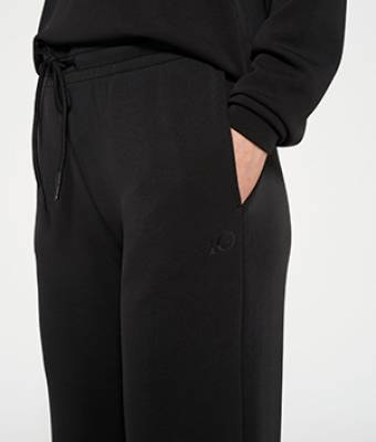 Flared jogger scuba black 10 DAYS