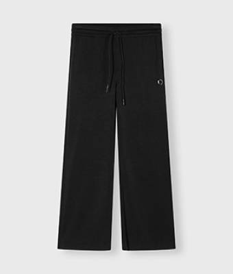 Flared jogger scuba black 10 DAYS