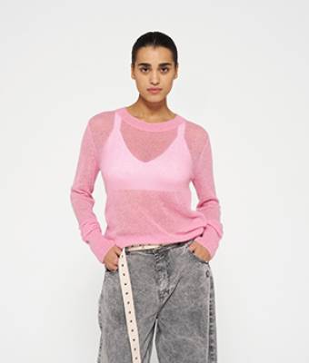 Tee thin knit pink 10 DAYS