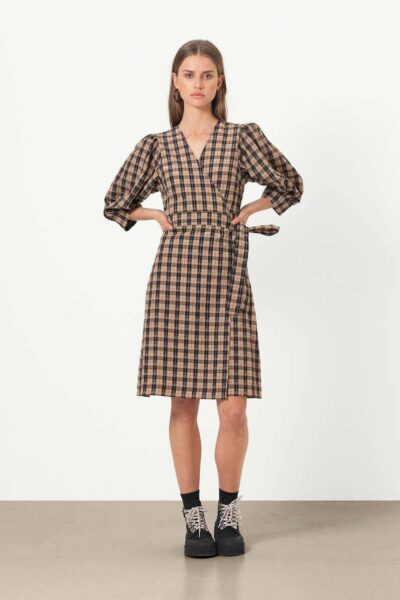 Osla wrap dress bistre Second Female