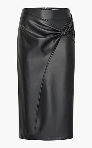 Maxime vegan skirt black Aimee The Label