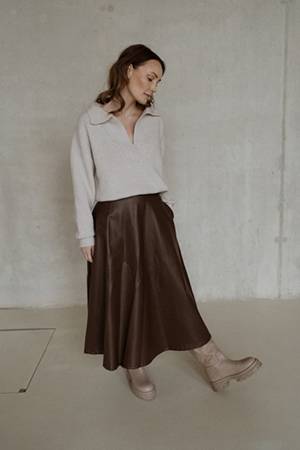 Josje skirt brown Aimee The Label