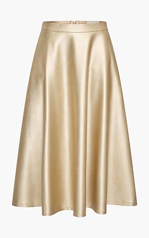 Josje skirt gold Aimee The Label