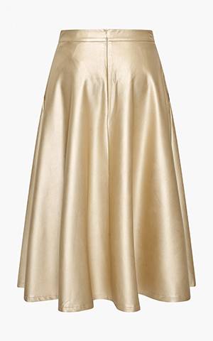 Josje skirt gold Aimee The Label