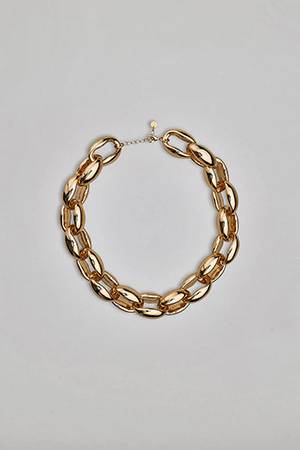 Samantha Necklace Gold L Bow19