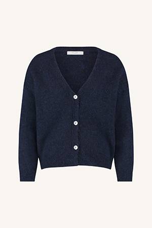 Liv Cardigan midnight By-Bar Amsterdam