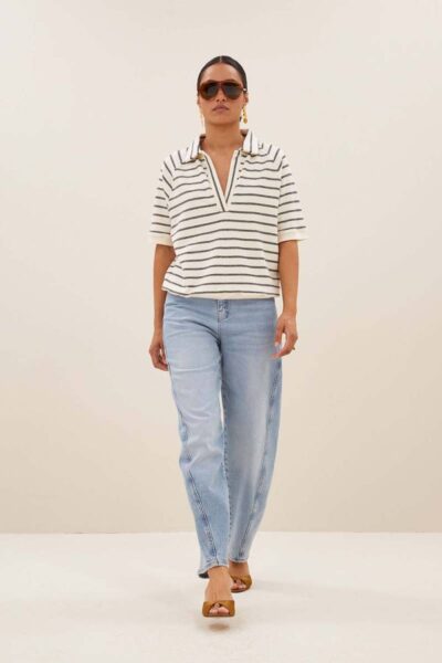 Harper breton stripe top By-Bar Amsterdam