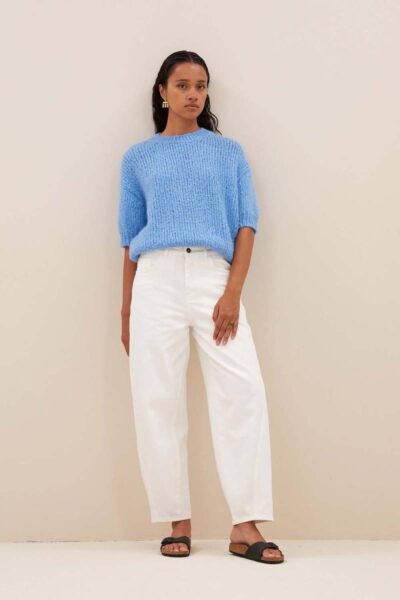 Begum white pants By-Bar Amsterdam