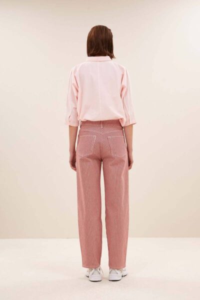 Norel chambray blouse light pink By-Bar Amsterdam