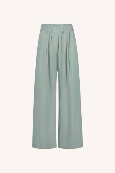 Benji viscose pants mystic sage By-Bar Amsterdam