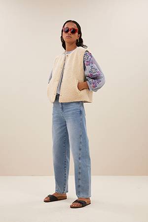 Joelle jacket chalk By-Bar Amsterdam