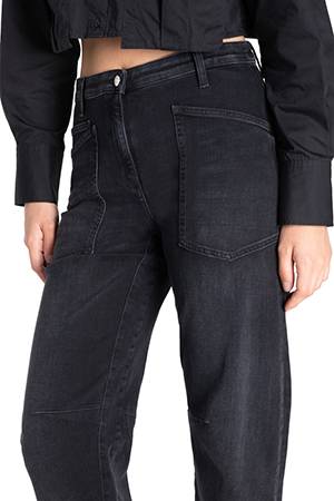 Ocean lefthand contrast black denim Cambio