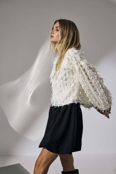 Fozzy blouse off white Co’Couture