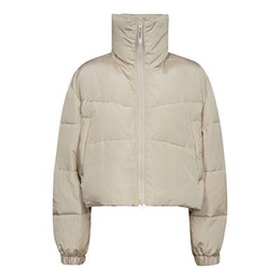 Frosty crop duffer jacket champagne Co’Couture