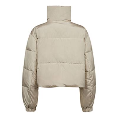 Frosty crop duffer jacket champagne Co’Couture