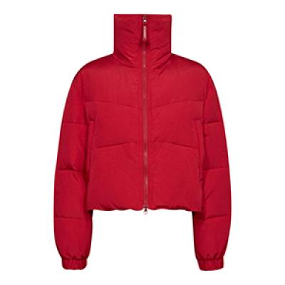 Frosty crop duffer jacket flame Co’Couture