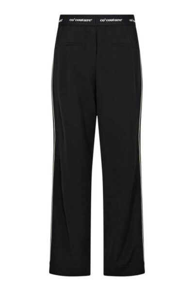 Amina logo piping pant black Co’Couture