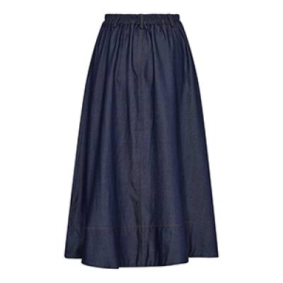 Titus button skirt dark denim Co’Couture