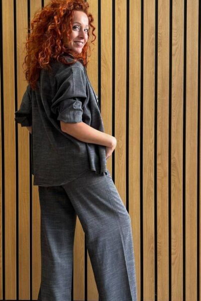 Pepper long pant antracit Co’Couture