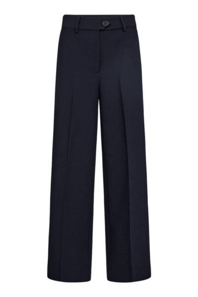 Vola long wide pant navy Co’Couture