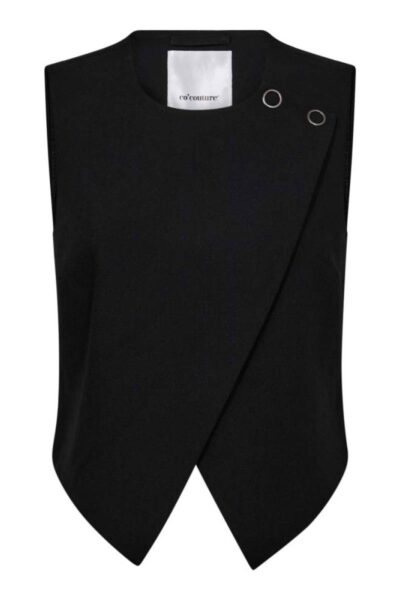 Vola wrap vest black Co’Couture