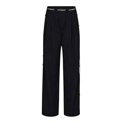 Amina logo panel pant black Co’Couture