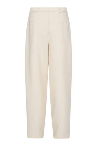 Vola barrel pleat pant bone Co’Couture