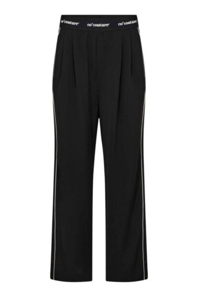 Amina logo piping pant black Co’Couture