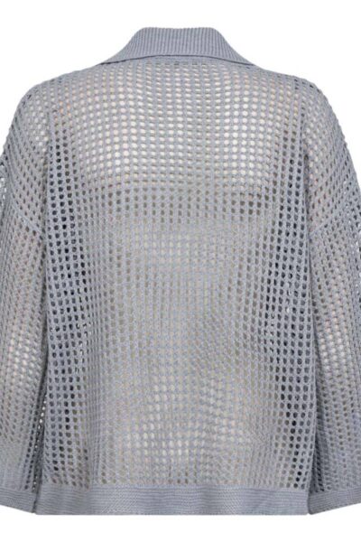 Ozzy pole hole knit light grey Co’Couture