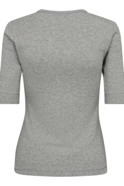 Granny ss tee grey melange Co’Couture