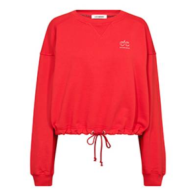 Clean crop tie sweat flame Co’Couture