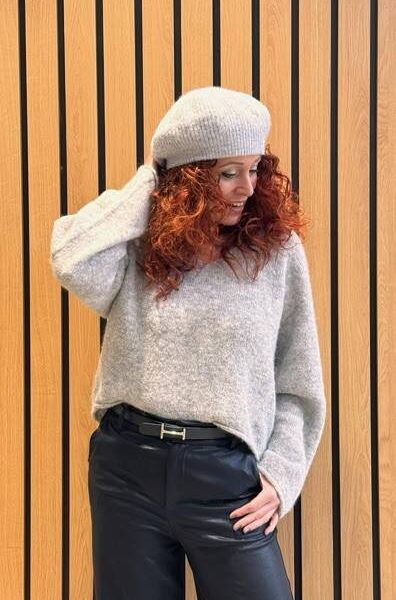 Inaru beret heather grey Barts Amsterdam