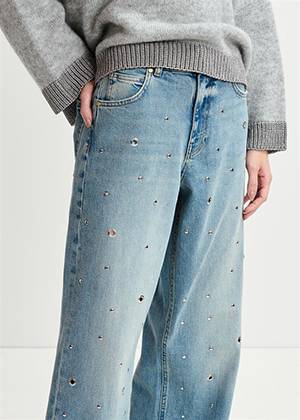 Garment eyelet jeans another blue Essentiel