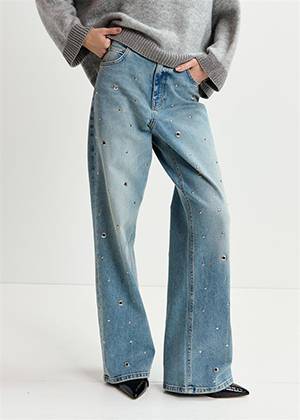 Garment eyelet jeans another blue Essentiel