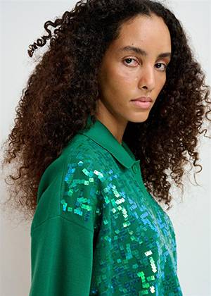 Glitz embroidered polo hulk Essentiel