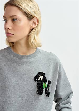 Goggy embroidered sweatshirt hurricane Essentiel