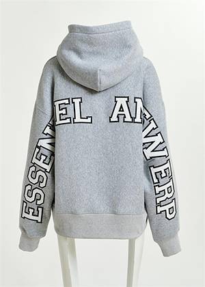 Gris patched sweatshirt hurricane grey Essentiel