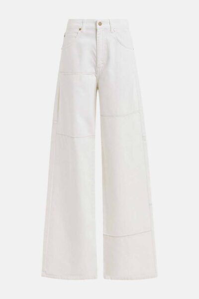 Haster panelled colour jeans off white Essentiel