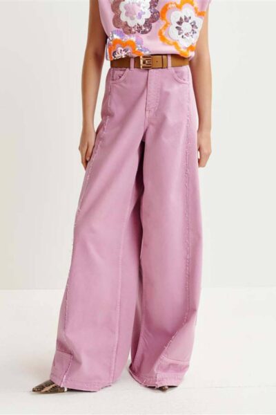 Helpless panelled colour jeans pink Essentiel