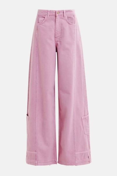 Helpless panelled colour jeans pink Essentiel