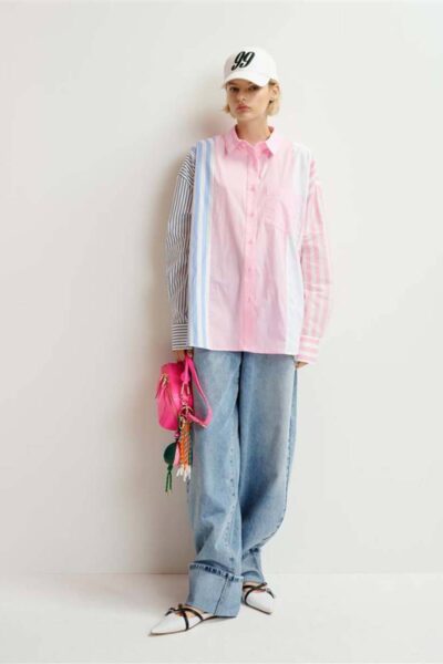 Hemix patchwork shirt C2 ballerina Essentiel