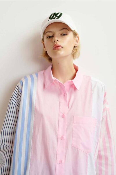 Hemix patchwork shirt C2 ballerina Essentiel