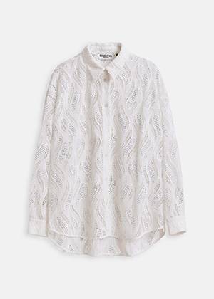 Henetton lace shirt white Essentiel