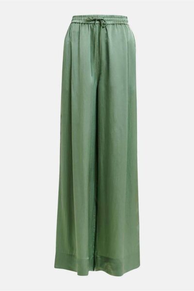 Hollusk wide leg track pant kombu green Essentiel